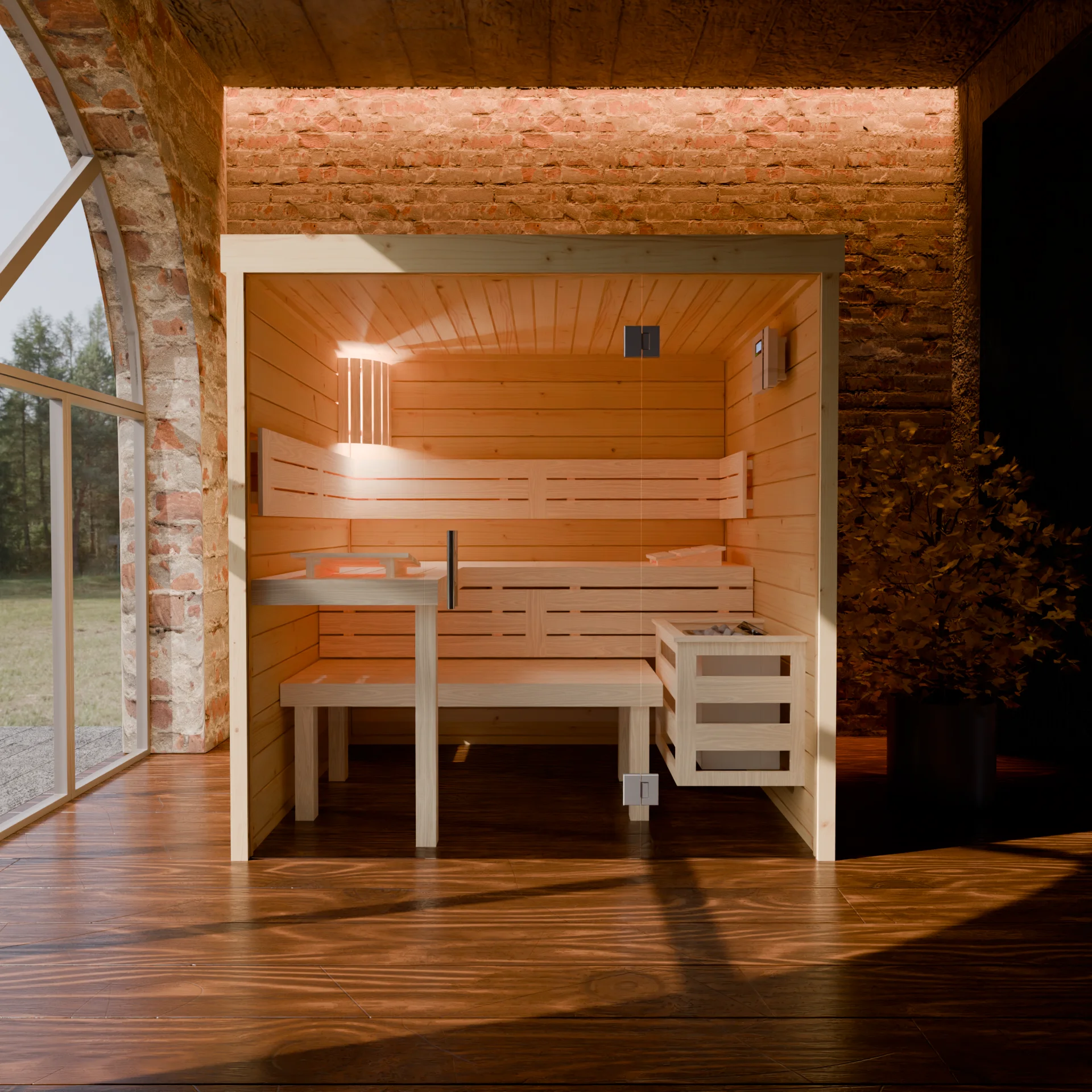 Modern Sauna Design: Creating Atmospheric 3D Concepts